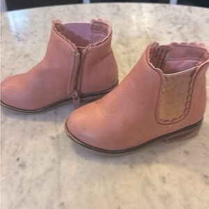 Pink Kids Ankle Boots